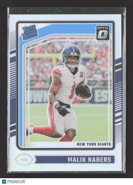 2024 Panini Donruss Optic - Rated Rookie Malik Nabers #271 Holo Prizm (RC)