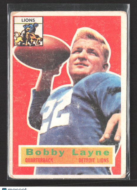1956 Topps - Bobby Layne #116