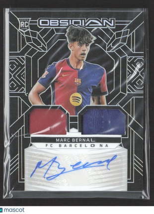 2024-25 Panini Obsidian - Dual Jersey Ink Marc Bernal #DJ-MBL /199 (RC) Auto