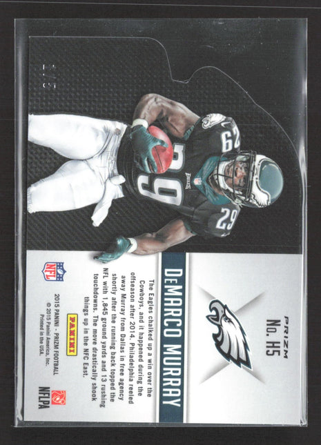 2015 Panini Prizm - Helmets DeMarco Murray #H5 Gold VInyl /5