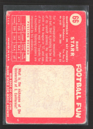 1958 Topps - Bart Starr #66