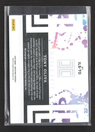 2025 Panini Impeccable Tony Oliva Leaders Auto 1971 /71 #ILS-TO