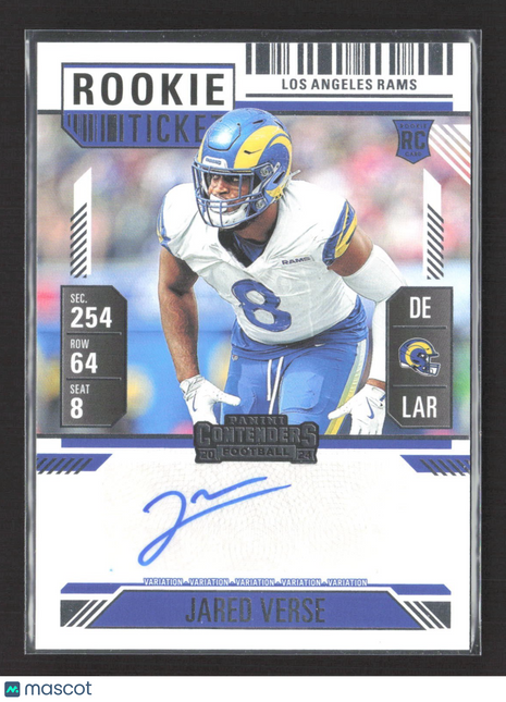 2024 Panini Contenders - Rookie Ticket Jared Verse #147 Rc Auto Variation