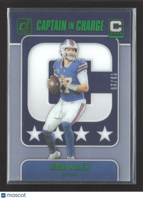 2024 Panini Donruss - Bomb Squad Josh Allen #2 Green /25