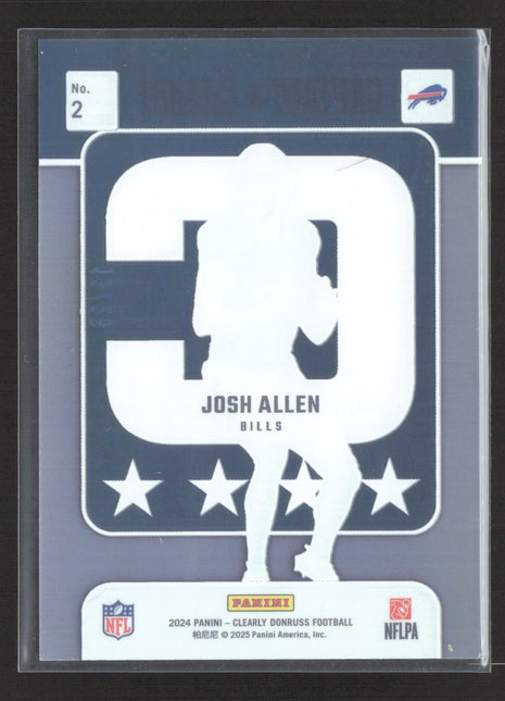 2024 Panini Donruss - Bomb Squad Josh Allen #2 Green /25