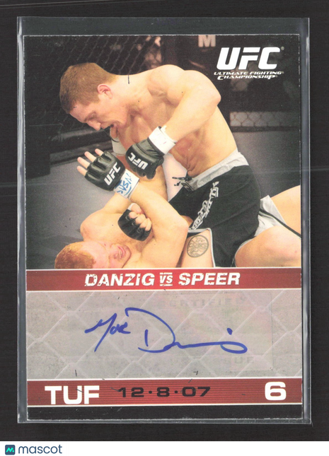 2009 Topps UFC Round 1 - Autographs Mac Danzig #A-MDA Rc Auto