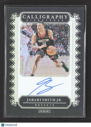 2022-23 Panini Calligraphy Jabari Smith Jr. #CAL-JSJ Auto