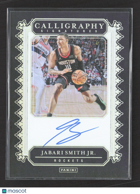 2022-23 Panini Calligraphy Jabari Smith Jr. #CAL-JSJ Auto
