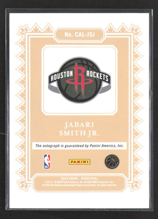 2022-23 Panini Calligraphy Jabari Smith Jr. #CAL-JSJ Auto