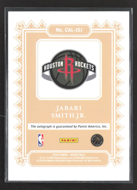 2022-23 Panini Calligraphy Jabari Smith Jr. #CAL-JSJ Auto