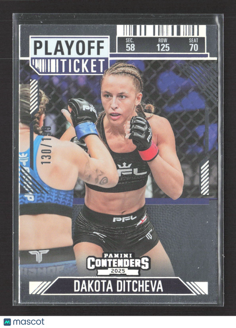 2025 Panini Contenders Playoff Ticket Dakota Ditcheva /199 #37