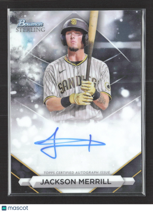 2023 Bowman Sterling - Prospect Autographs Jackson Merrill #PA-JML Auto