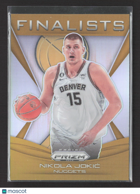 2024-25 Panini Prizm Nikola Jokic Finalists Gold Prizm /10 #4