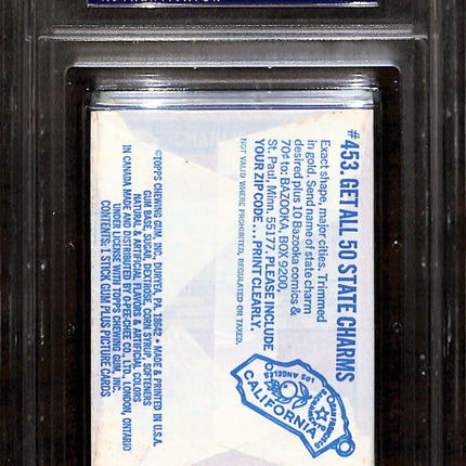 1973 Topps Football Wax Pack in 1972 Wrapper Psa 6