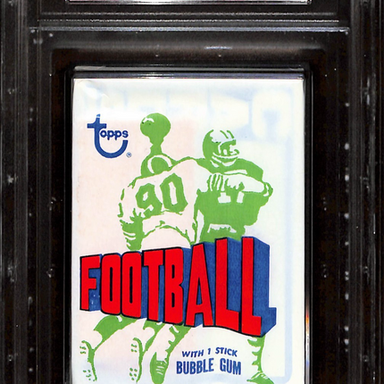 1972 Topps Football Wax Pack Psa 8