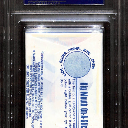 1972 Topps Football Wax Pack Psa 8