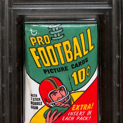 1970 Topps Football Wax Pack Psa 8