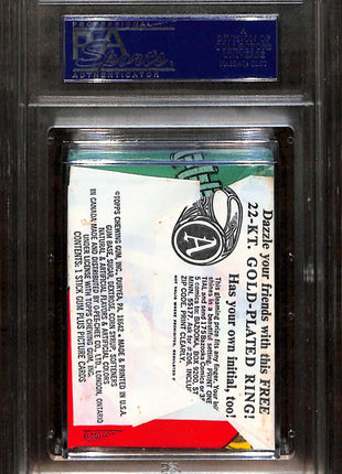 1970 Topps Football Wax Pack Psa 8