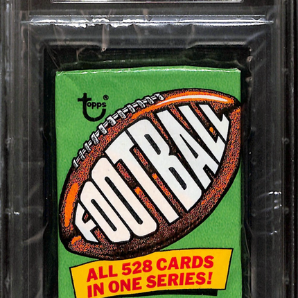 1974 Topps Football Wax Pack 2 Card Pack Psa 7