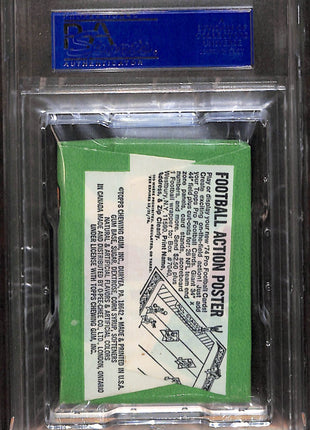 1974 Topps Football Wax Pack 2 Card Pack Psa 7