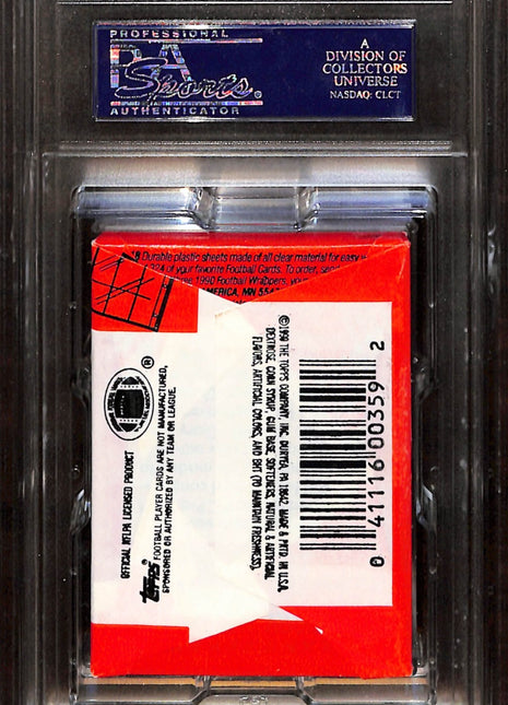 1990 Topps Football Wax Pack Psa 6
