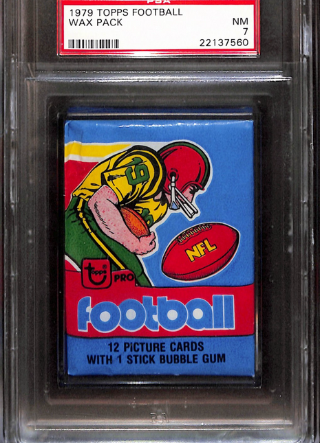 1979 Topps Football Wax Pack Psa 7