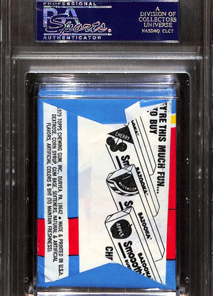 1979 Topps Football Wax Pack Psa 7