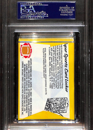 1977 Topps Football Wax Pack Psa 8