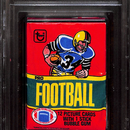 1980 Topps Football Wax Pack Psa 7