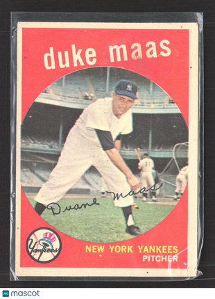 1959 Topps - Duke Maas #167