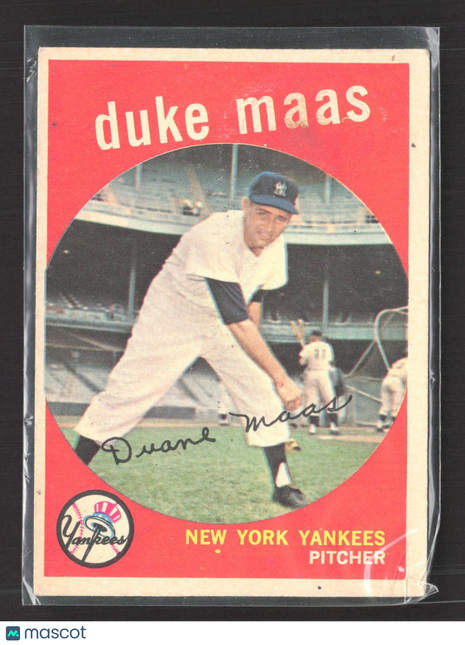 1959 Topps - Duke Maas #167