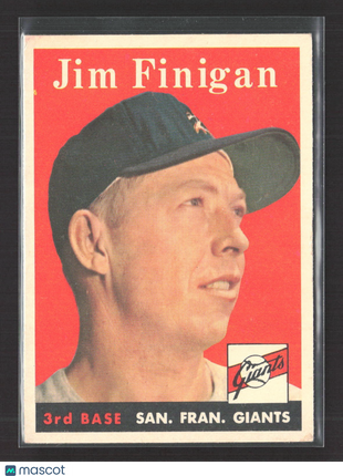 1958 Topps Jim Finigan #136