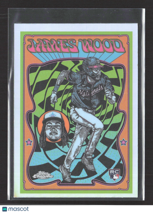 2025 Topps Chrome James Wood Ultra Violet #UV-11 Rc