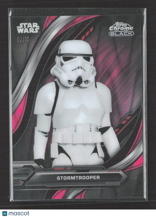 Star Wars Topps Chrome Stormtooper Pink Refractor /10 #68