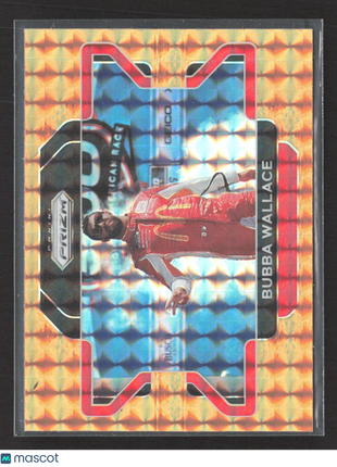 2022 Panini Prizm - Horizontal Bubba Wallace #100 Reactive Orange Prizm