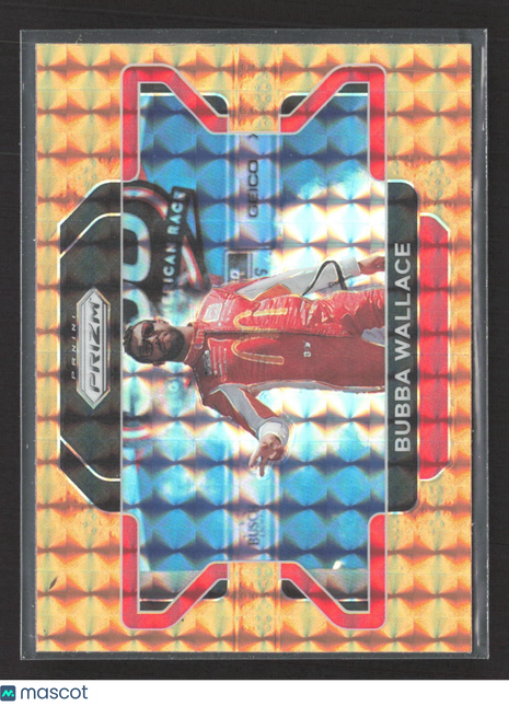 2022 Panini Prizm - Horizontal Bubba Wallace #100 Reactive Orange Prizm
