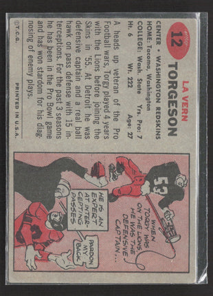 1957 Topps - LaVern Torgeson #12 (RC)