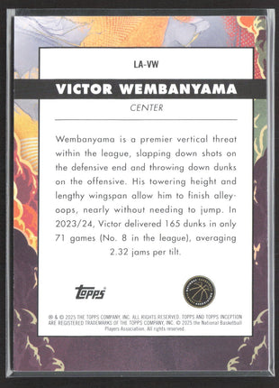 2024-25 Topps Inception Victor Wembanyama Launch #LA-LW