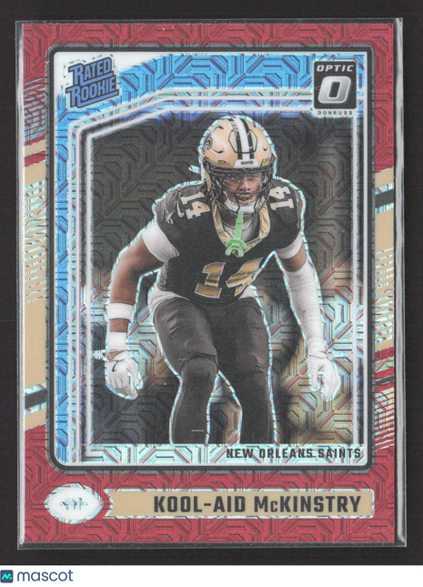 2024 Panini Donruss Optic Rated Rookie Kool-Aid McKinstry #264 Red Mojo Prizm