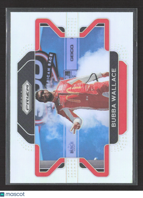 2022 Panini Prizm - Horizontal Bubba Wallace #100 Silver Prizm