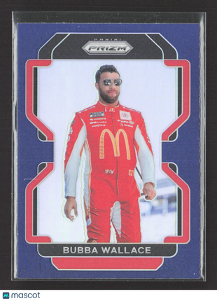 2022 Panini Prizm - Bubba Wallace #60 Blue Prizm