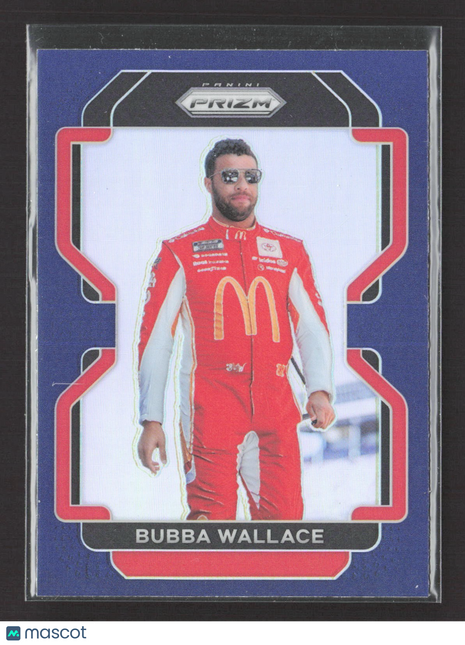 2022 Panini Prizm - Bubba Wallace #60 Blue Prizm