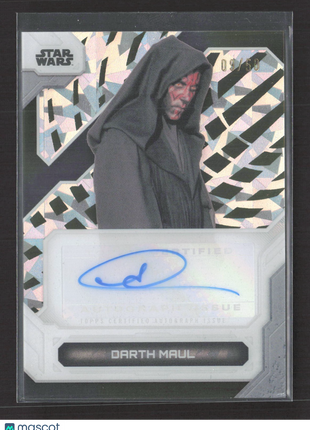Star Wars Topps Hi Tek Ray Park as Darth Maul Gold Auto /50 #A-RP