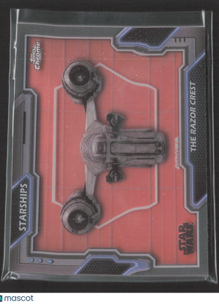Star Wars Topps Chrome Starships The Razor Crest Orange /25 #S-2