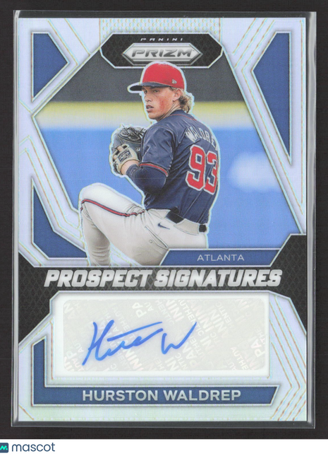 2024 Panini Prizm Hunter Waldrep Prospect Signatures Silver Auto #PS-HW