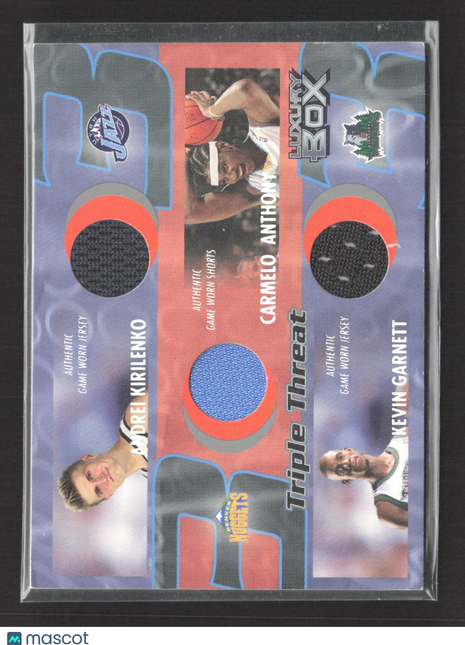 2004-05 Topps Luxury Box Triple Relics Andrei Kirilenko Rashard Lewis /450