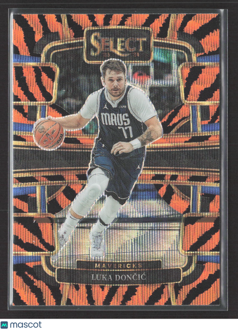 2023-24 Panini Select - Concourse Luka Dončić #51 Tiger Stripes Prizm