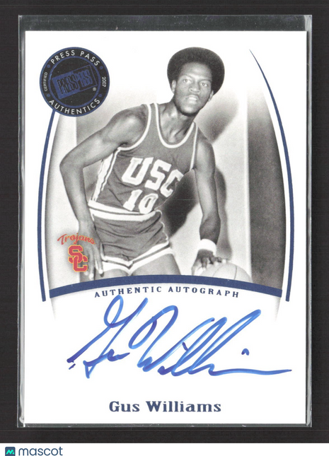 2007 Press Pass Legends Gus Williams Auto