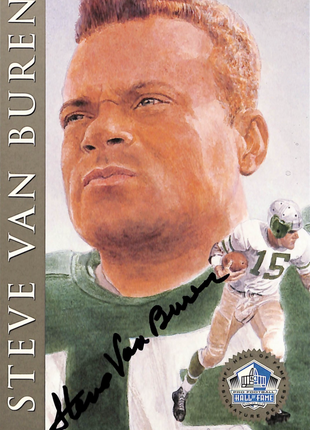 1998 NFL Hall of Fame Signature Series Steve Van Buren Auto /2500