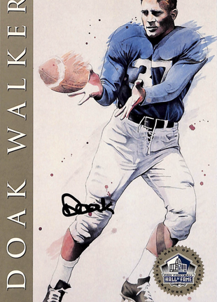 1998 NFL Hall of Fame Signature Series - Doak Walker Autographs /2500 Auto